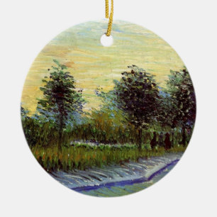 Lane in Voyer d'Argenson Park von Vincent van Gogh Keramikornament