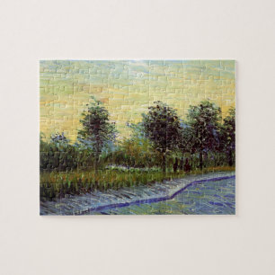 Lane in Voyer d'Argenson Park von Vincent van Gogh Puzzle