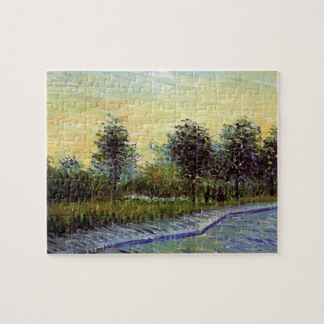 Lane in Voyer d'Argenson Park von Vincent van Gogh Puzzle (Horizontal)