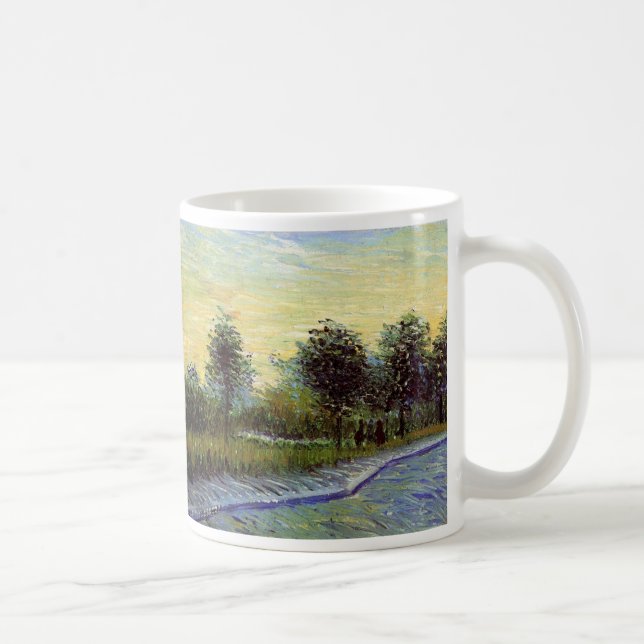 Lane in Voyer d'Argenson Park von Vincent van Gogh Tasse (Rechts)
