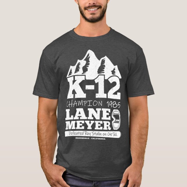 LANE MEYER K12 CHAMPION T SKI SPORT GIFT T-Shirt (Vorderseite)