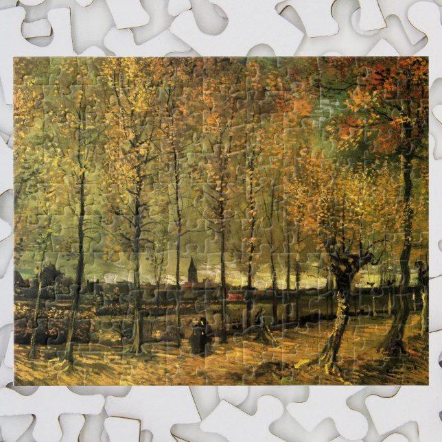 Lane mit Poplars von Vincent van Gogh Puzzle (Von Creator hochgeladen)