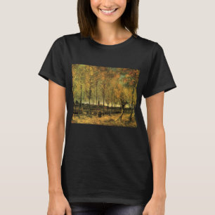 Lane mit Poplars von Vincent van Gogh T-Shirt