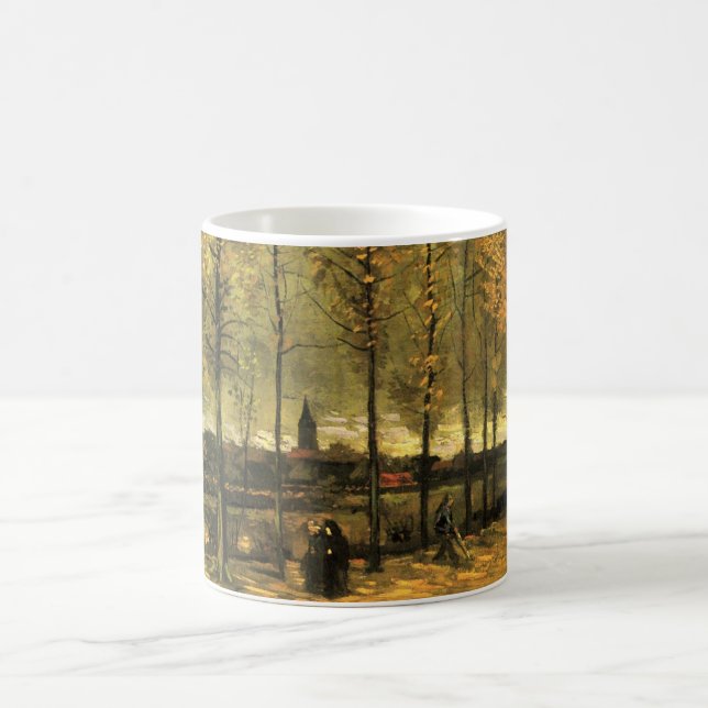 Lane mit Poplars von Vincent van Gogh Tasse (Mittel)