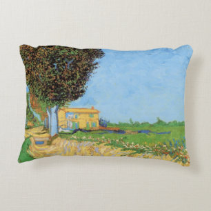 Lane Near Arles von Vincent van Gogh Zierkissen