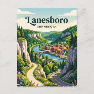 Lanesboro USA Postkarte
