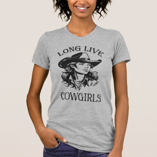 Lang lebe Cowgirls, Country Western Cowgirl T-Shirt