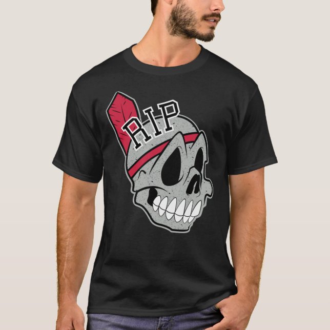 Lang lebe der Chef gestört Cleveland Baseball T-Shirt (Vorderseite)