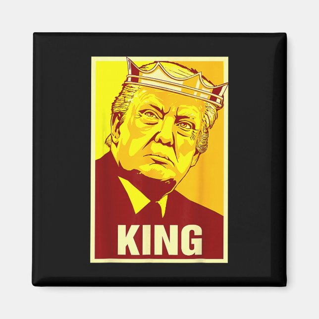 Lang lebe der König Donald Trump Trump König Ameri Magnet (Vorne)