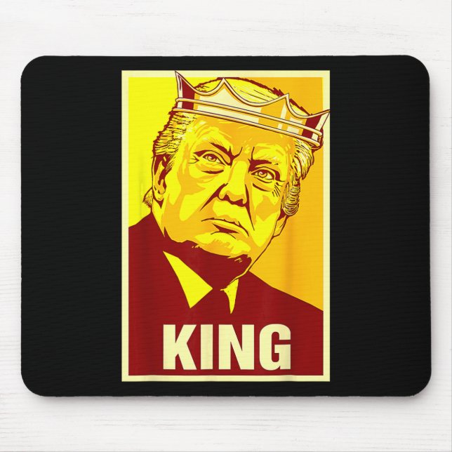 Lang lebe der König Donald Trump Trump König Ameri Mousepad (Vorne)