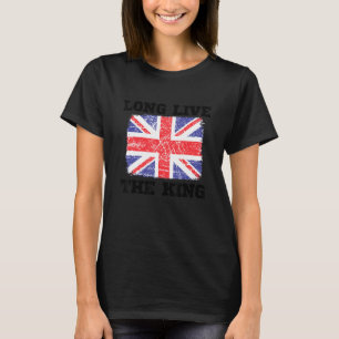 Lang lebe der König England UK Britische Krone Unt T-Shirt