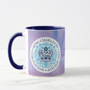 Lang lebe der König & Königin - Krönung. Bearbeitb Tasse