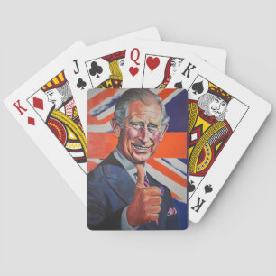 Lang lebe der König-Krönung Mai 06 AI Generated Spielkarten