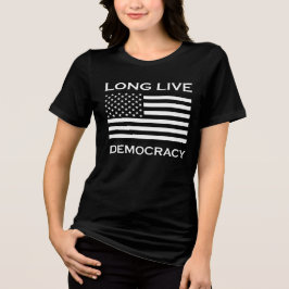 Lang lebe die amerikanische Demokratie Tri-Blend Shirt
