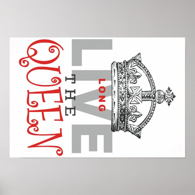 Lang lebe die QUEEN! Poster (Vorne)