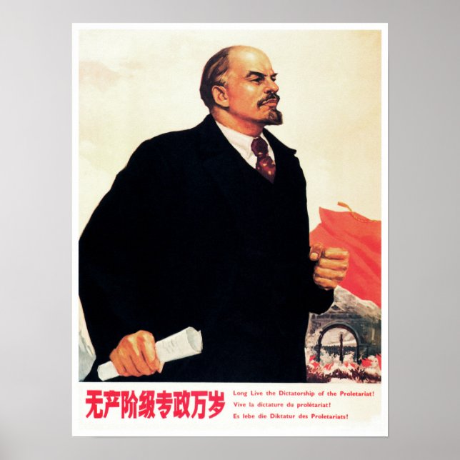 Lang lebe Diktatur des Proletariats! China Poster (Vorne)
