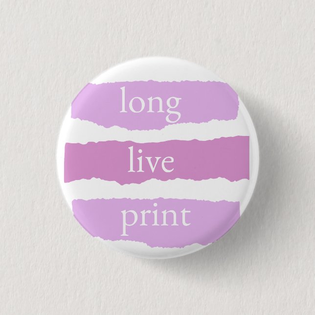 lang lebe druck kleiner stift button (Vorderseite)