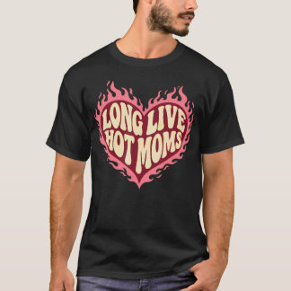 Lang lebe lustige Mütter - Retro-Mutter Humor T-Shirt
