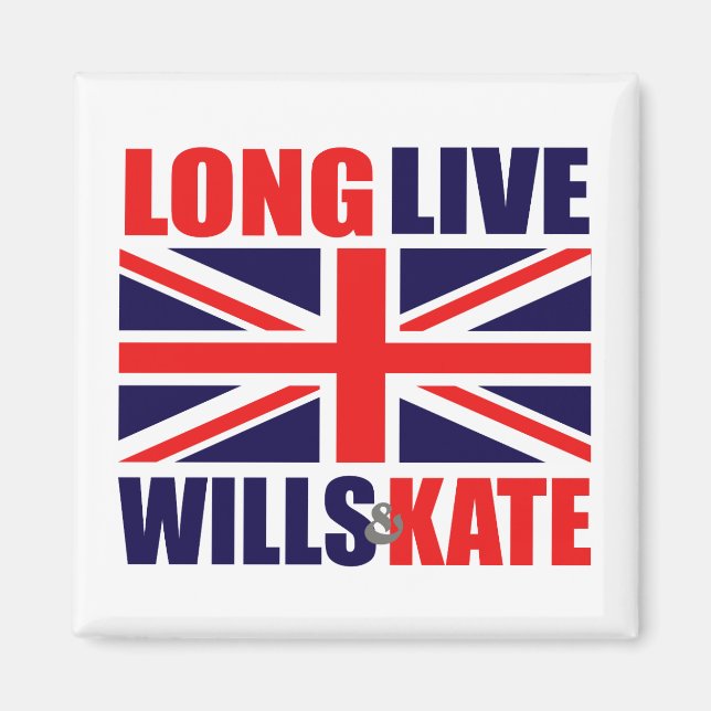 Lang leben Wills & Kate Magnet (Vorne)
