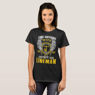 Lang-Leidende Ehefrau eines mürrischen alten T-Shirt