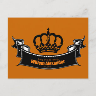 Lang leve de Koning Postkarte