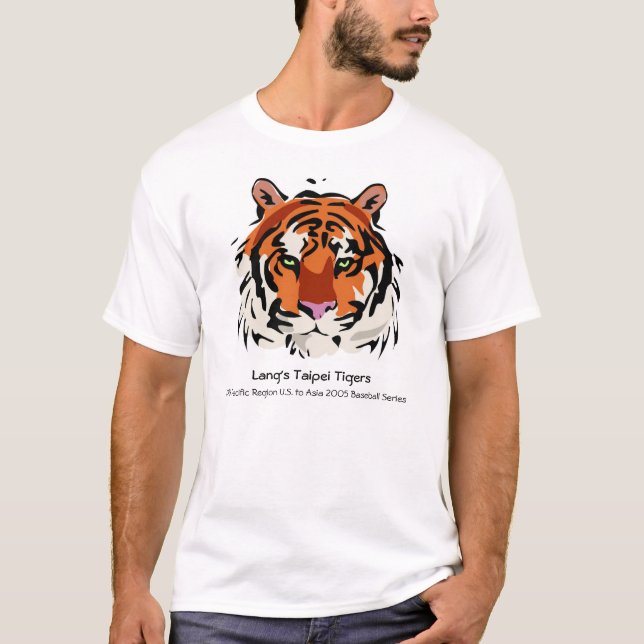 lang Tiger T-Shirt (Vorderseite)