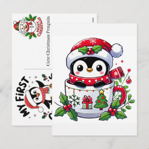 Lang Weihnachtskarten Festliche Feiertagsgrüße Col Feiertagspostkarte