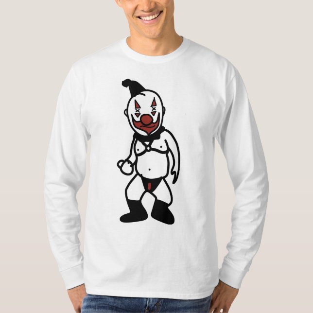 Langarm-Boxtee T-Shirt (Vorderseite)