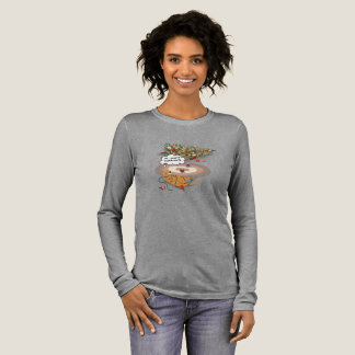 Langarm-Shirt 'Weihnachtsbaum-Umsturz der Frauen' Tri-Blend Shirt