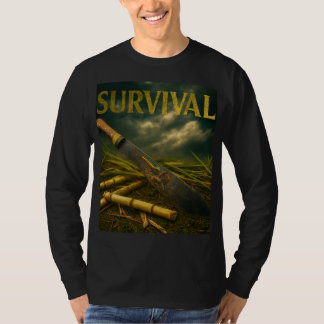 Langarm-Shirt zum Überleben T-Shirt