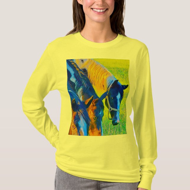 langarm t-shirt (Vorderseite)