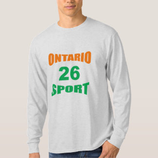 Langarm-T-Shirt aschgrau ONTARIO SPORT 26 T-Shirt