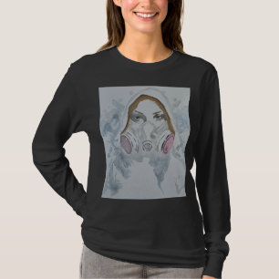 Langarm-T-Shirt, nicht transparente Kunst T-Shirt