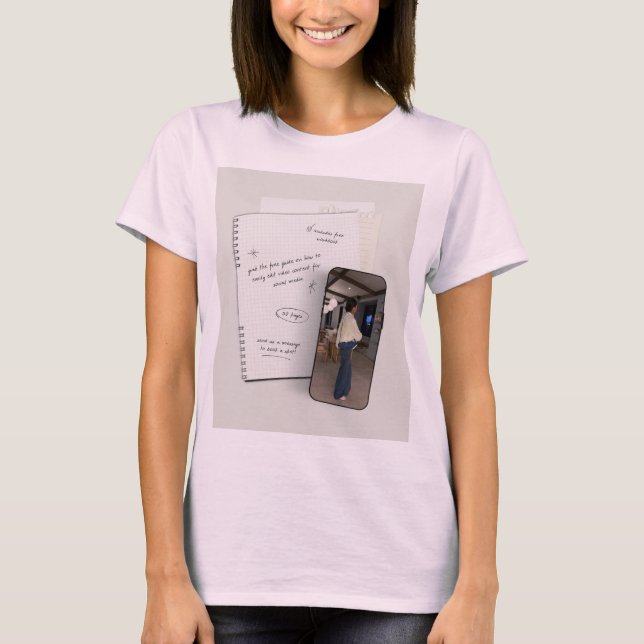 Langarm-T-Shirt T-Shirt (Vorderseite)