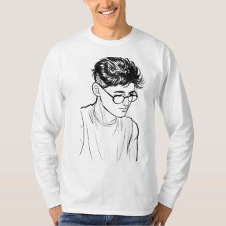 Langarm-Vollhemd T-Shirt