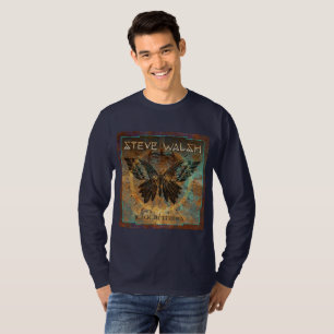 Langärmeliger Schwarzer Schmetterling Herrscher-T T-Shirt