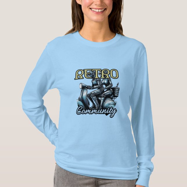 Langärmeliger T - Shirt (Vorderseite)