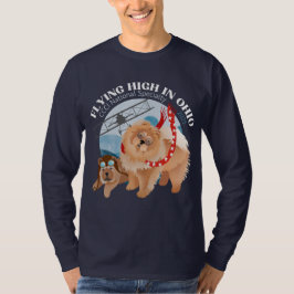 Langärmeliger T - Shirt - Dunkel mit Logo