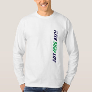 Langärmeliges Kite Surf Life Shirt - Knochen