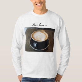 Langärmeliges Shirt mit Kaffee von Tony Cimino
