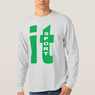 Langarmshirt aschgrau ITALIA SPORT T-Shirt