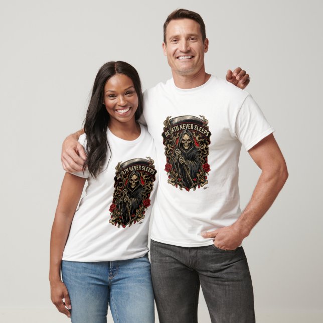 Langarmshirt 'Der Tod schläft nie' T-Shirt (Unisex)