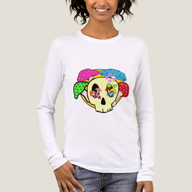 Langarmshirt für Damen Tri-Blend Shirt (Vorderseite)