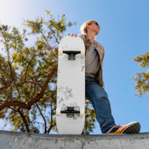 Langboard-Skateboard-Band und Kniebeutel Skateboard