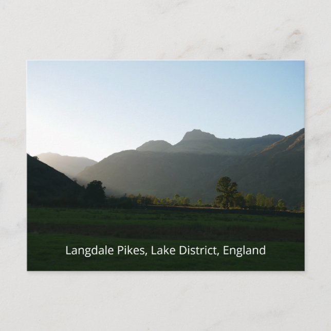 Langdale Pikes Postcard Postkarte (Vorderseite)
