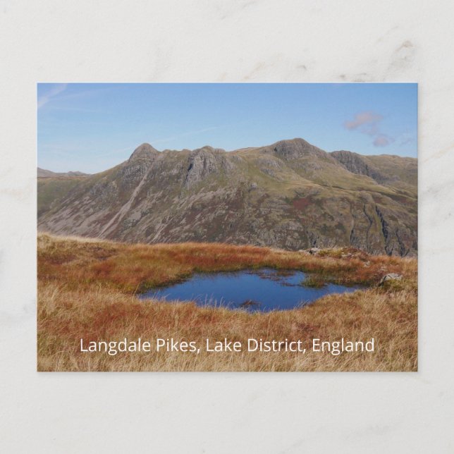 Langdale Pikes Postcard Postkarte (Vorderseite)