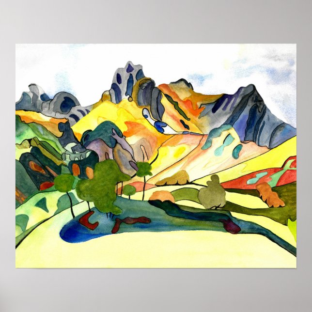 Langdale Pikes. Poster (Vorne)