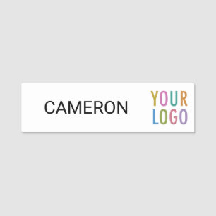 Lange 3,5-Zoll-Markenname-Logo Magnetisch Beruflic Namensschild