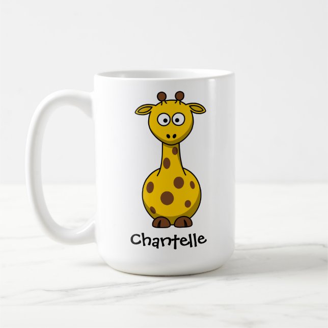 Lange Giraffe Kaffeetasse (Links)