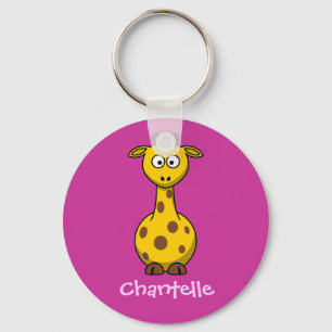 Lange Giraffe Schlüsselanhänger